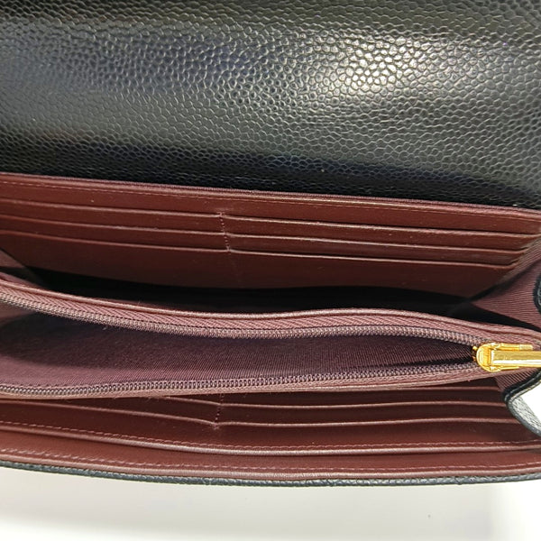 CLASSIC FLAP Mini Quilted Calfskin Black Wallet