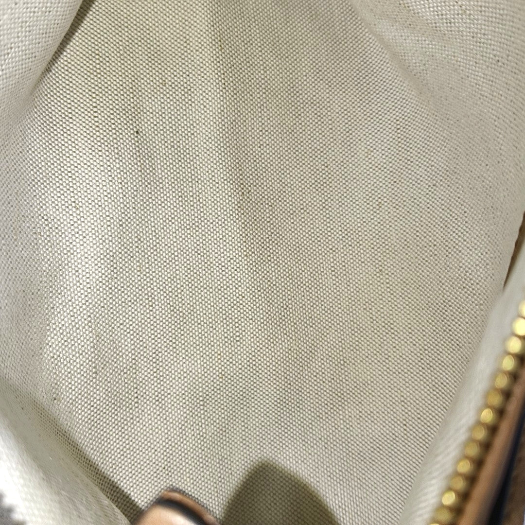 Lambskin Top Handle Bag Brown