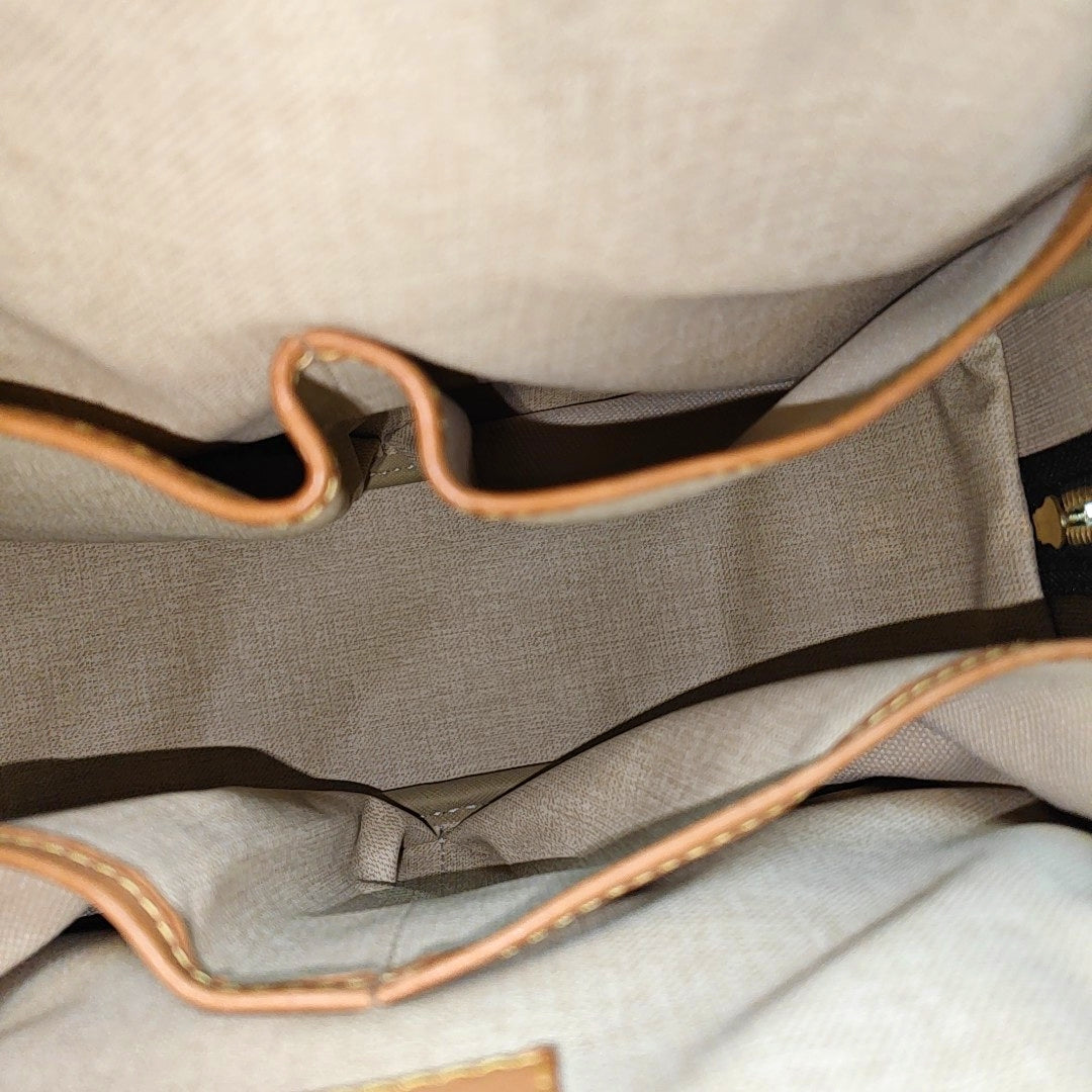 DEAUVILLE Monogram Coated Canvas Brown