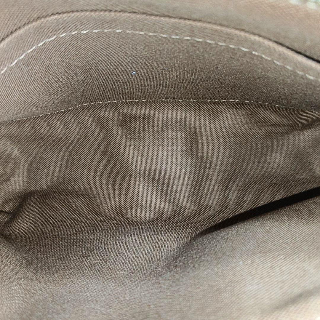 ACCESSOIRES GM Monogram Coated Canvas Brown