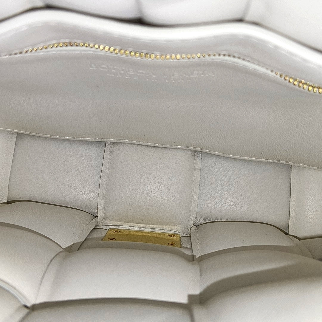 Cassette Medium Lambskin White