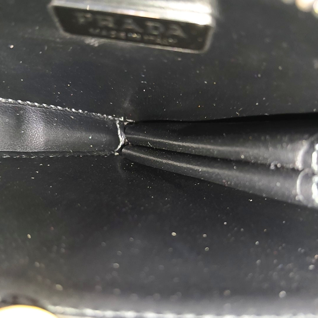 Calfskin Shoulder Bag Mini Black