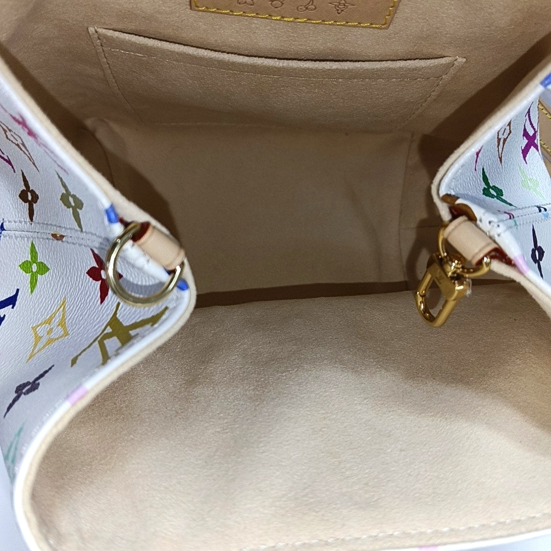 LV × TM VENICE Monogram Coated Canvas White