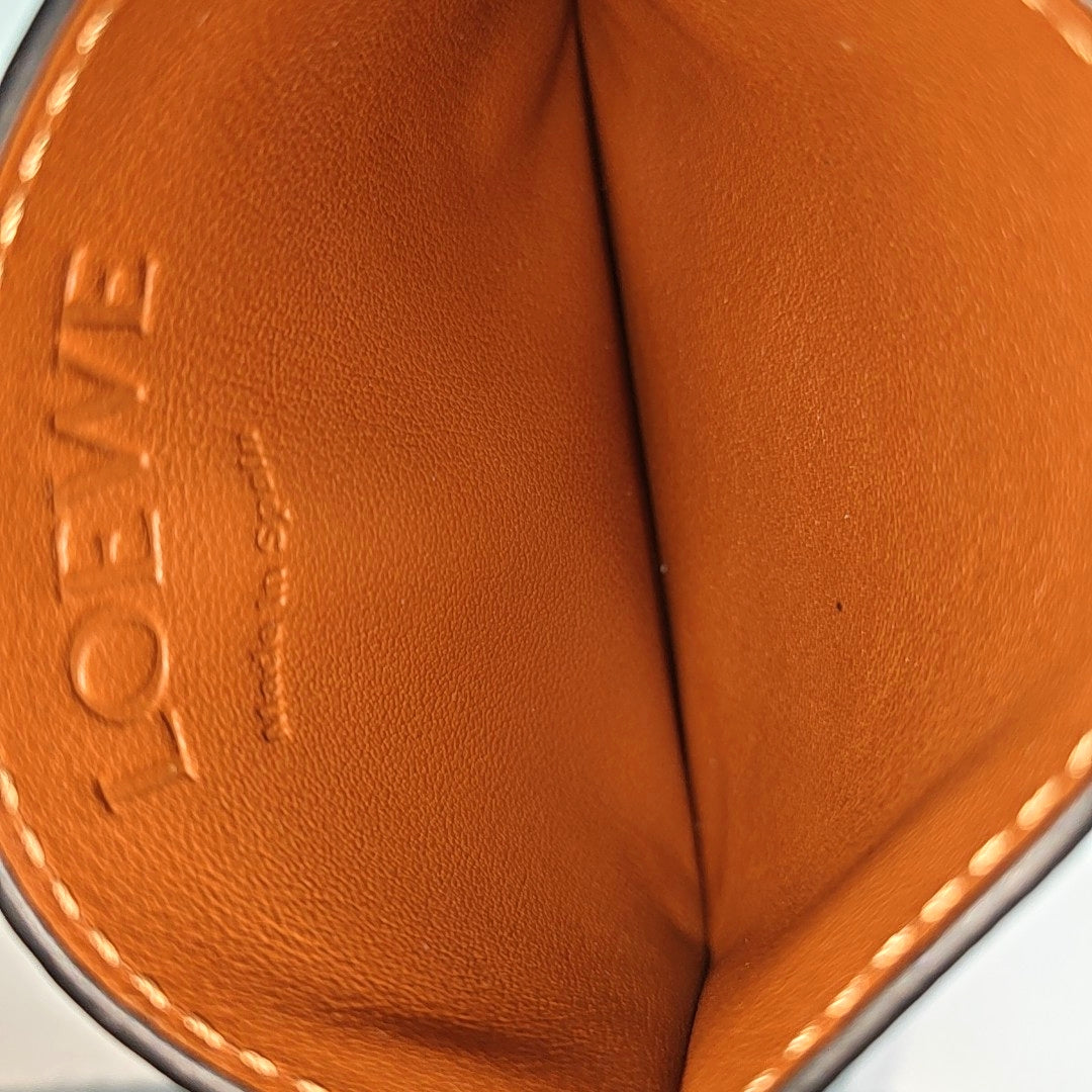 Calfskin Card Holder Yellow