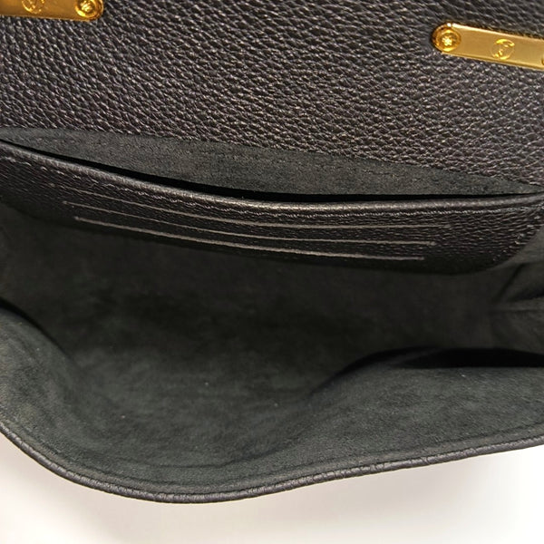 MADELEINE Nano Monogram Calfskin Black
