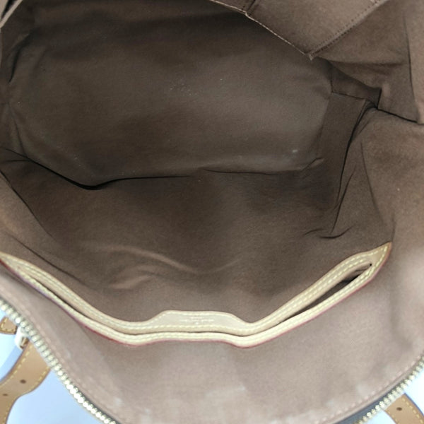 PALERMO GM Monogram Coated Canvas Brown