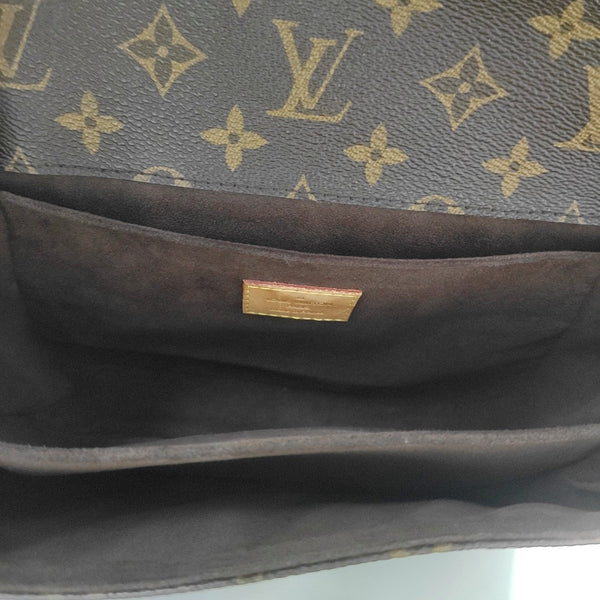 MÉTIS MM Monogram Coated Canvas Brown