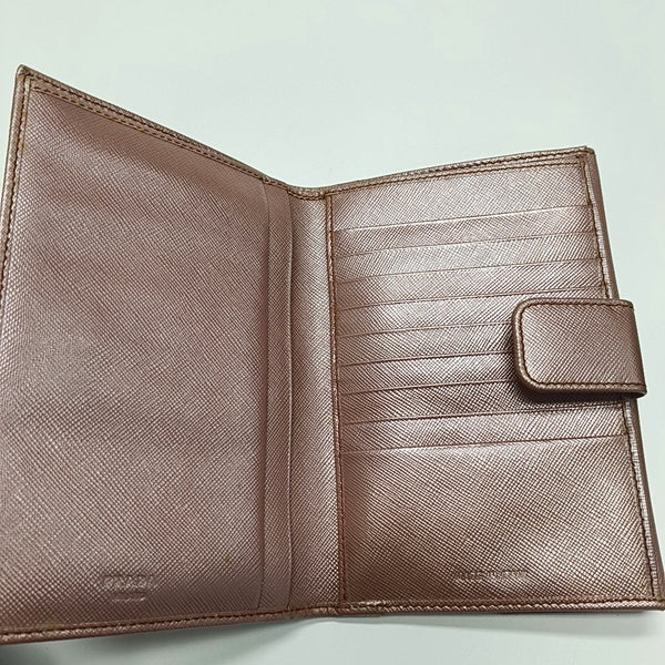 Saffiano Calfskin Wallet Pink