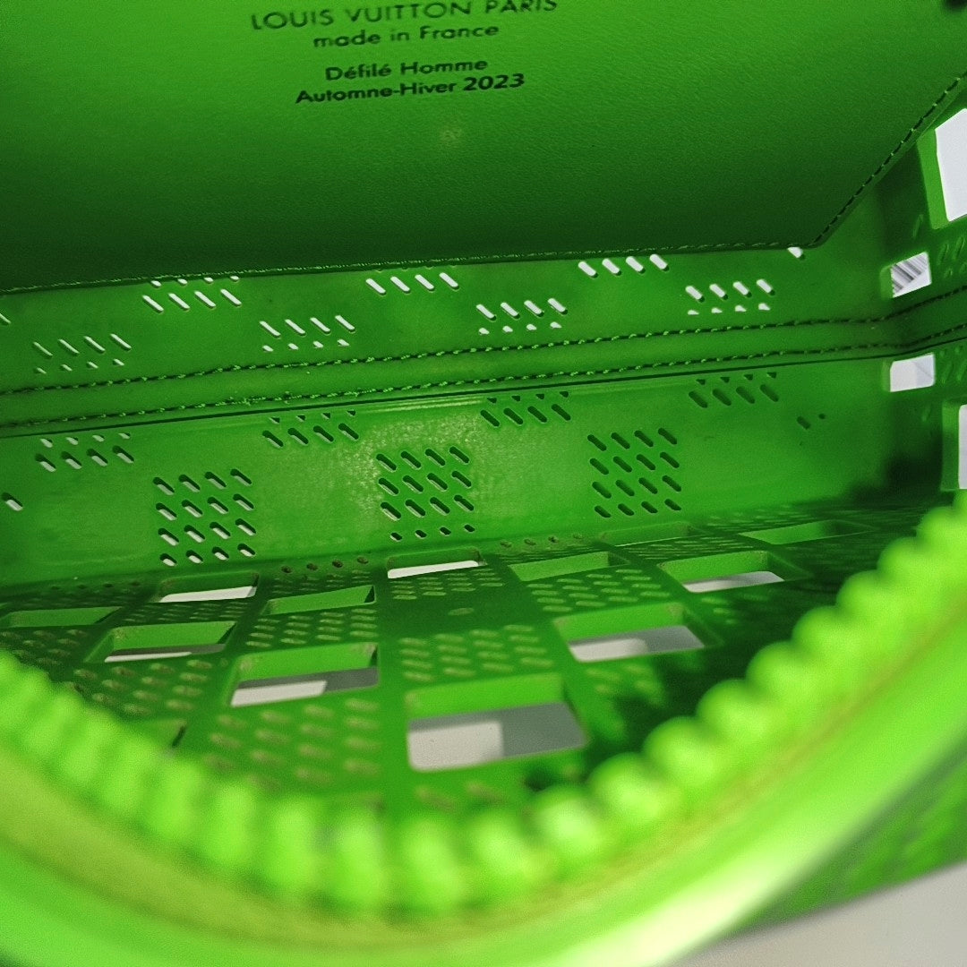 SOFT TRUNK Damier Rubber Green
