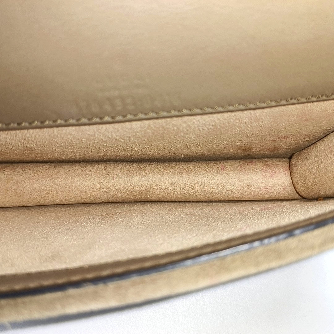 Dionysus Super Mini Monogram Coated Canvas Beige