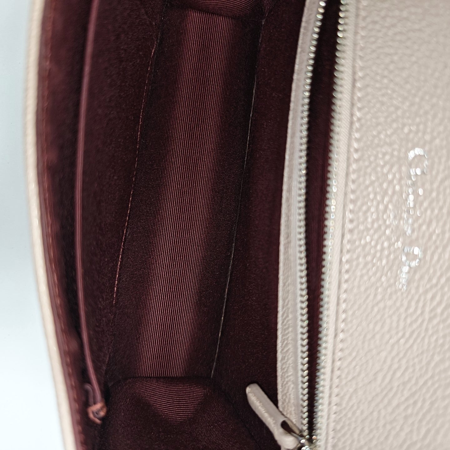 Diorama Small Cannage Calfskin Pink