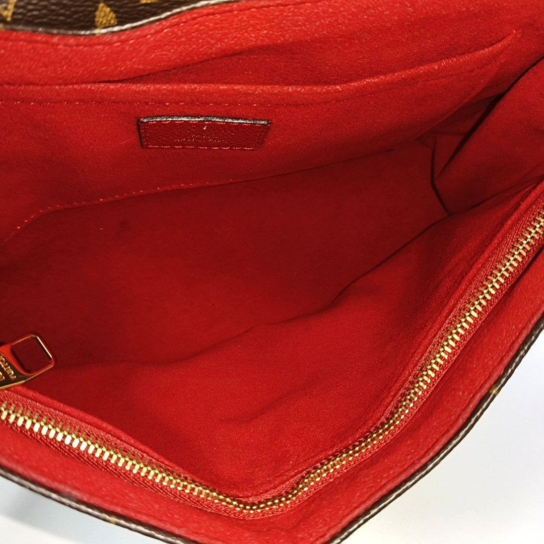 SAINT PLACIDE Monogram Coated Canvas Brown