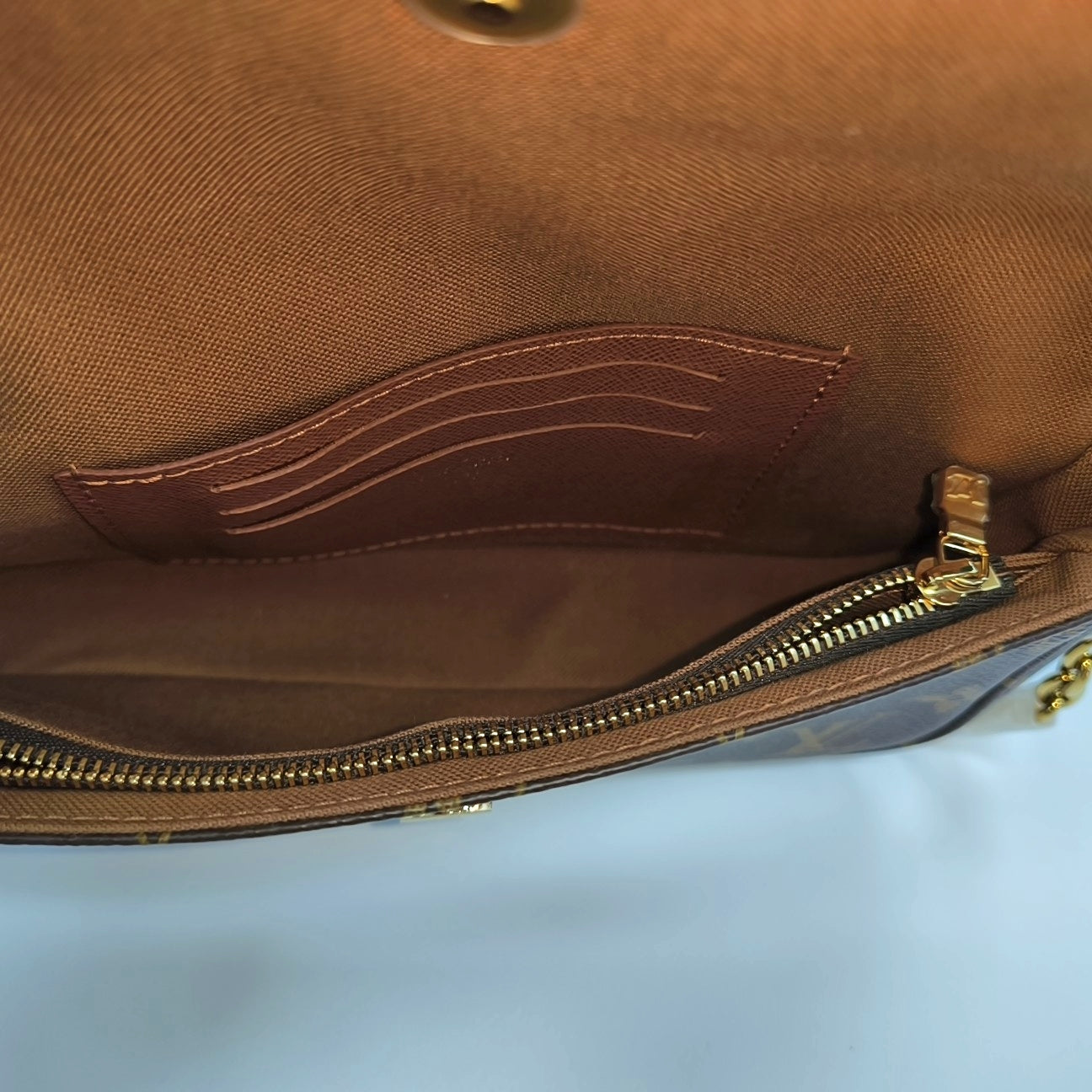 IVY Monogram Coated Canvas Brown