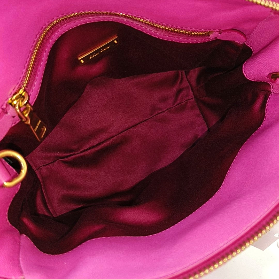Avenue Quilted Lambskin Red