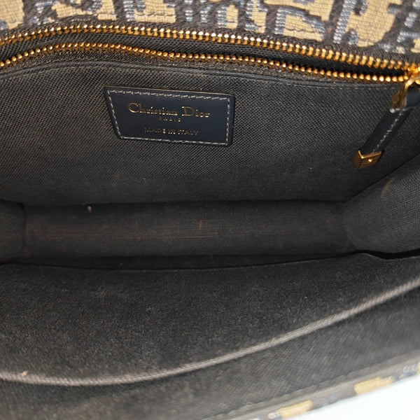 30 Montaigne Oblique Canvas Blue