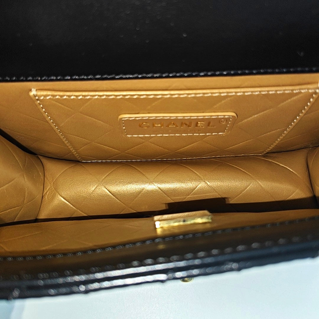 Quilted Calfskin Black
