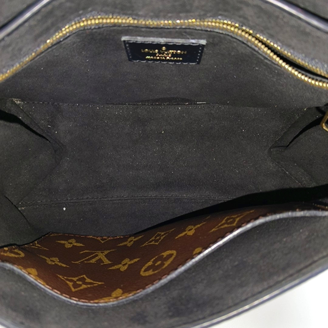ONE HANDLE Monogram Coated Canvas Brown