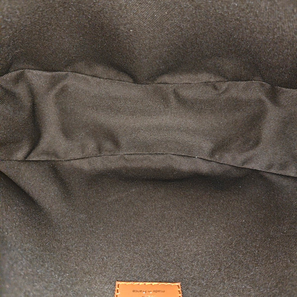 LOOP HOBO Monogram Coated Canvas Brown