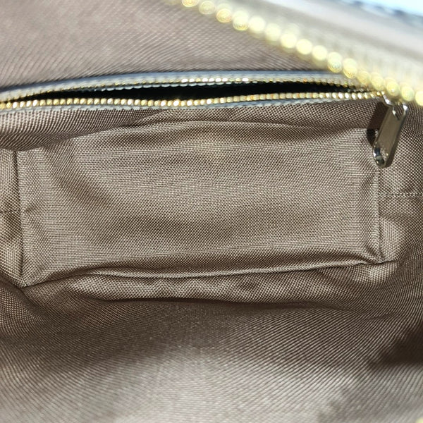 Monogram Coated Canvas Top Handle Bag Super Mini Gray