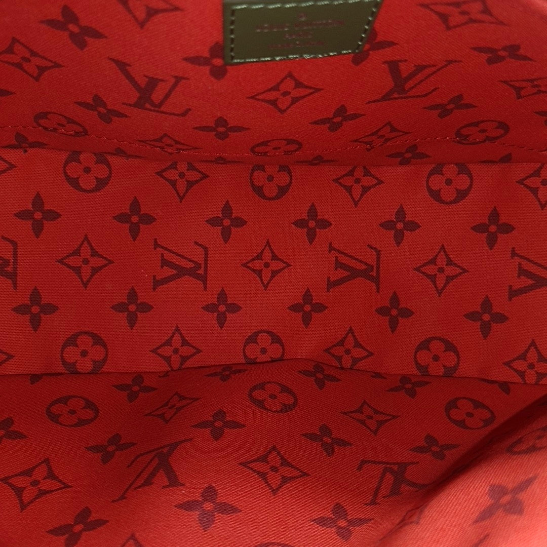 Monogram Coated Canvas Shoulder Bag Green