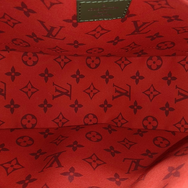 Monogram Coated Canvas Shoulder Bag Green