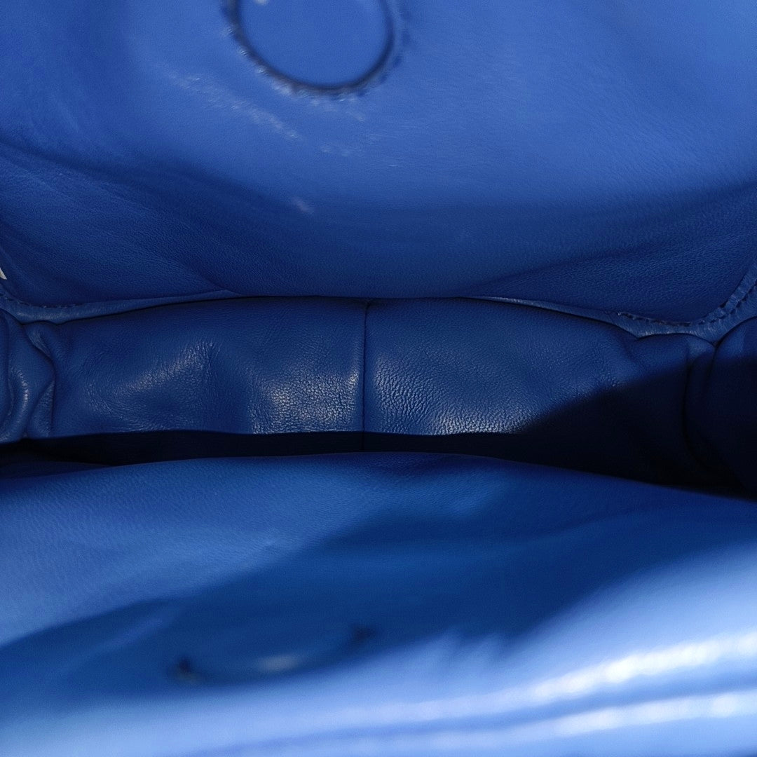 Lambskin Shoulder Bag Blue