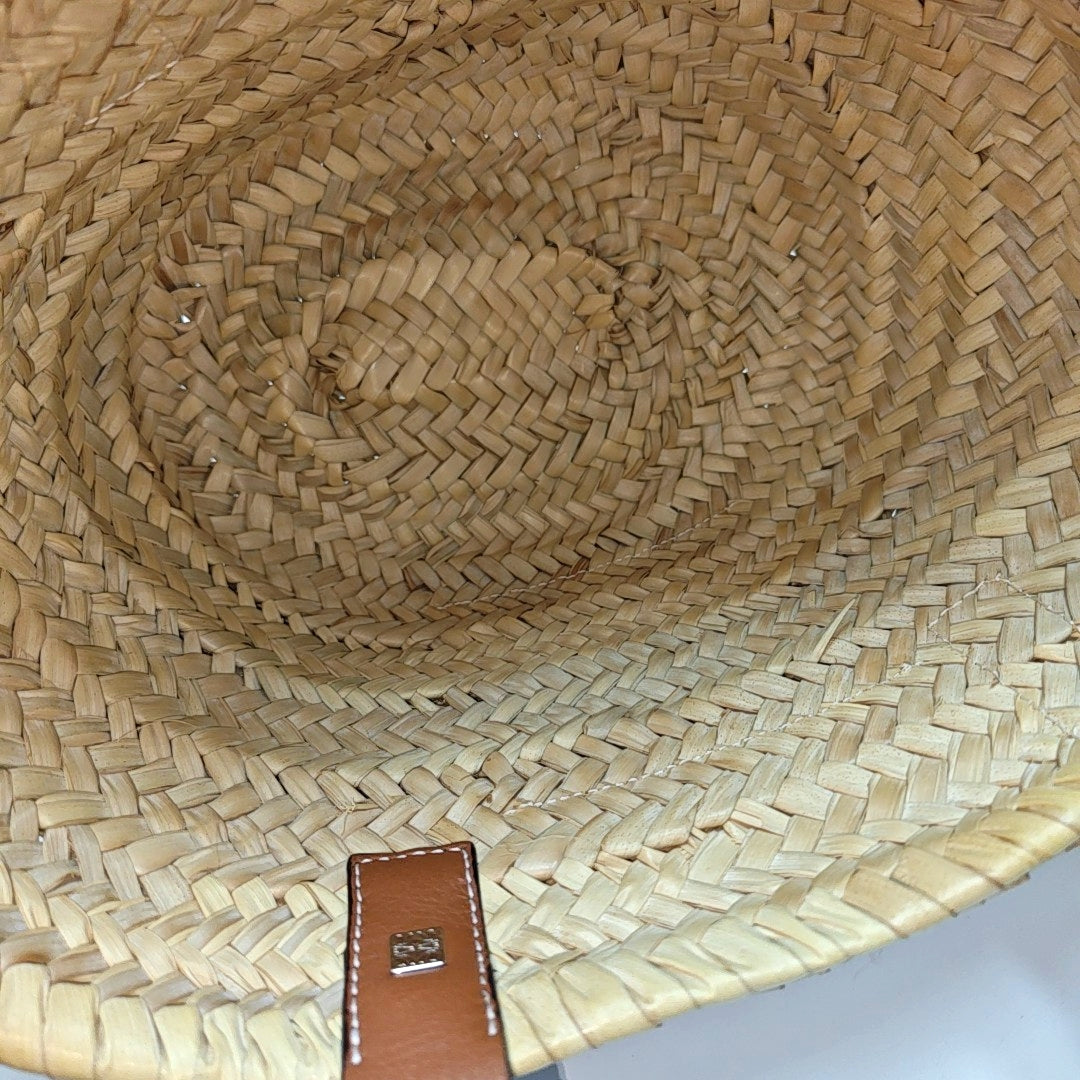 Basket Straw Beige