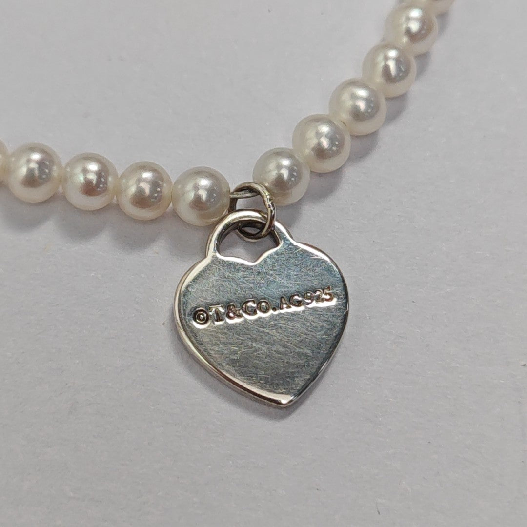 Return To Tiffany 925 Sterling Silver White Bracelet