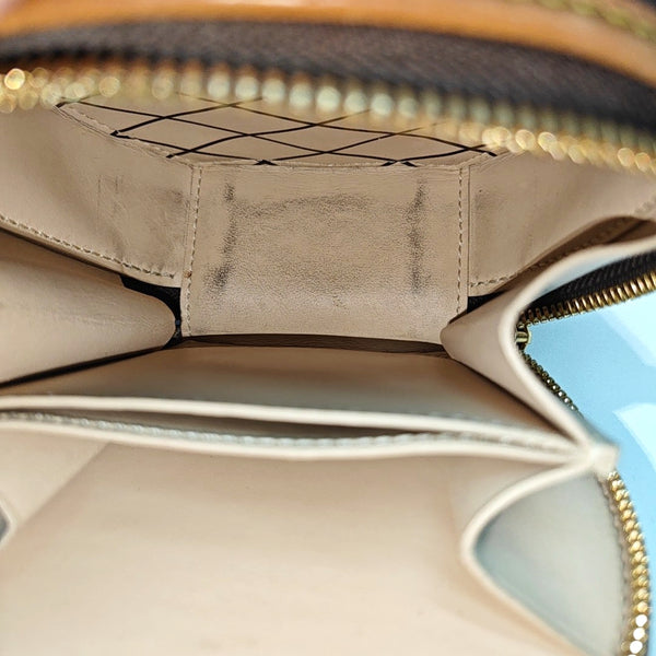 BOITE CHAPEAU Mini Monogram Coated Canvas Brown