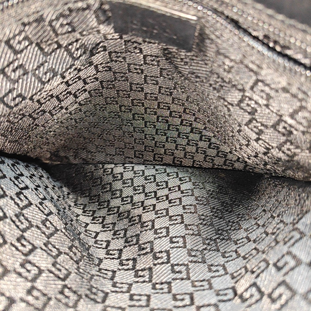 Fabric Shoulder Bag Black