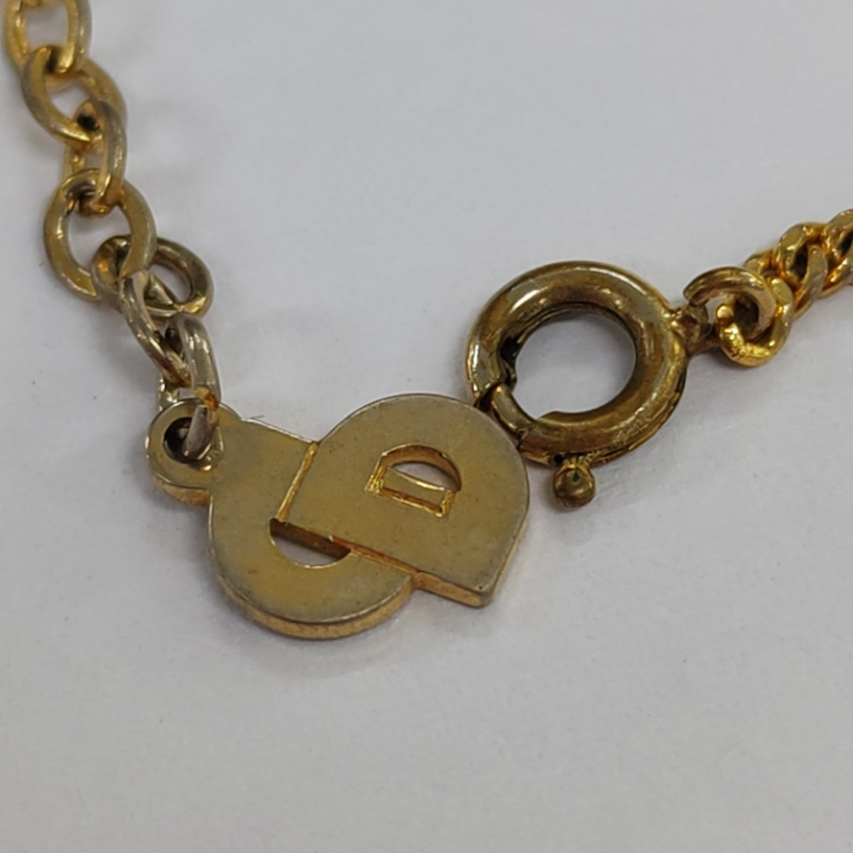 Petit CD Metal Gold Necklace
