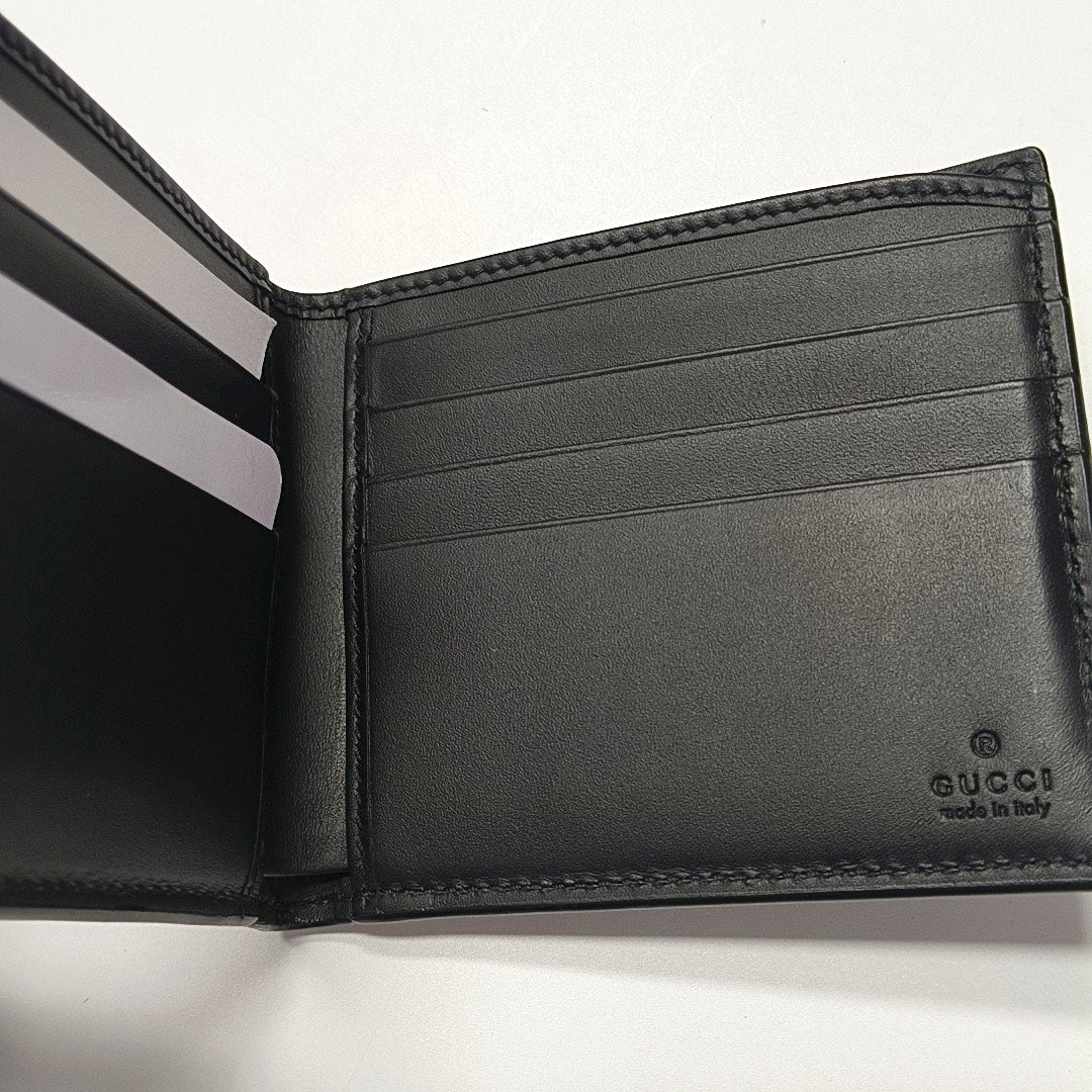 GG Supreme Monogram Coated Canvas Brown Wallet