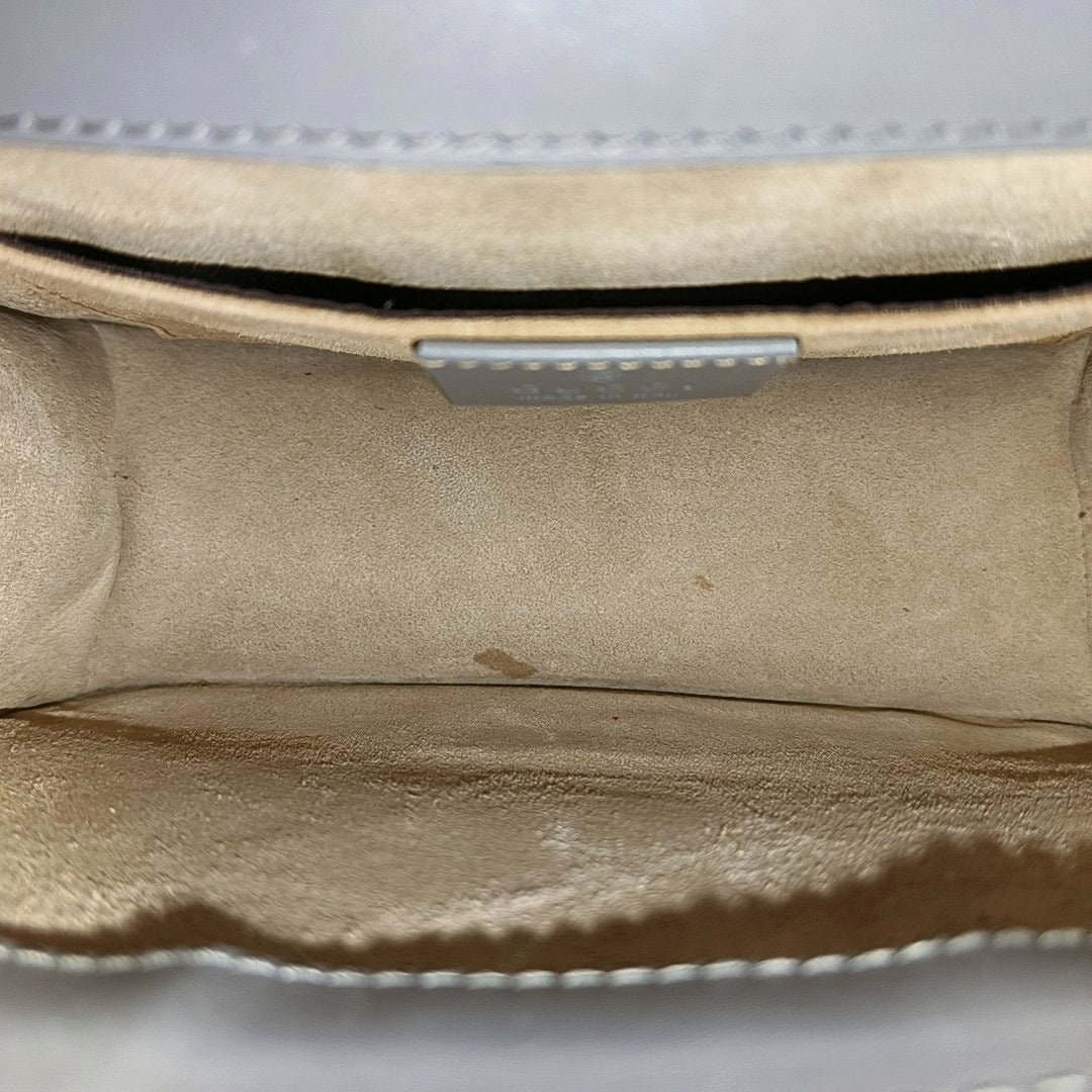 Sylvie Mini Calfskin Gray