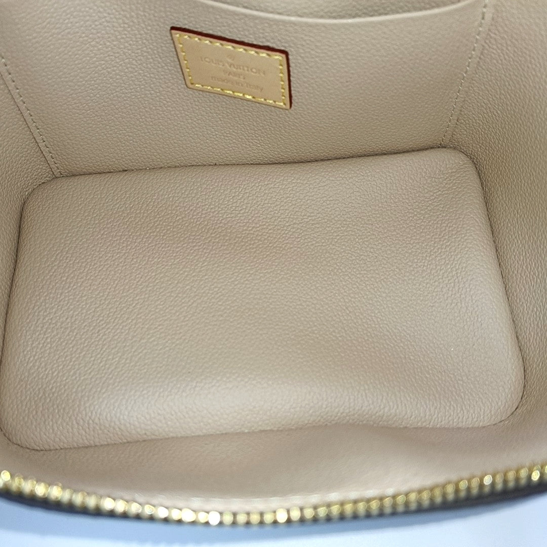 NICE Mini Monogram Coated Canvas Brown