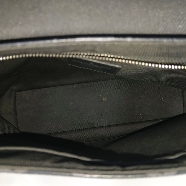 VOYAGER PM Monogram Coated Canvas Black