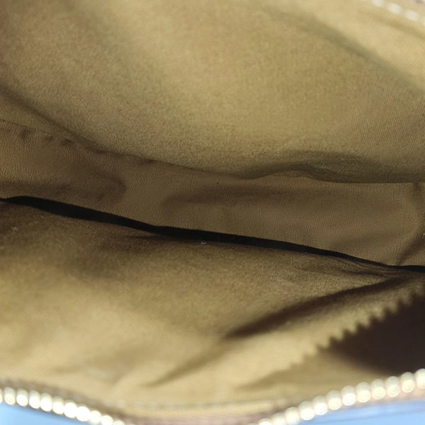 Coated Canvas Shoulder Bag Black