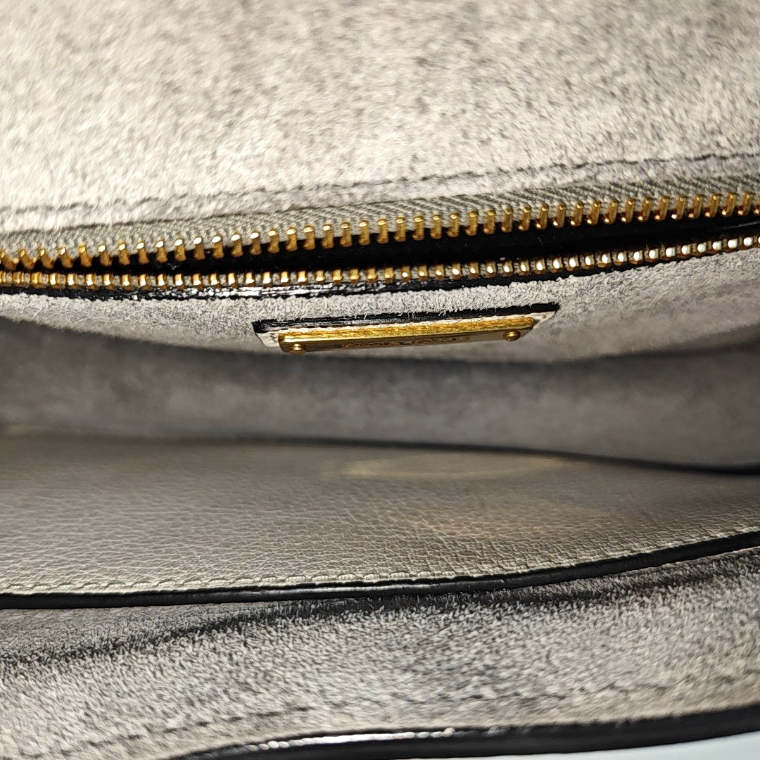 Miu Lady Calfskin White