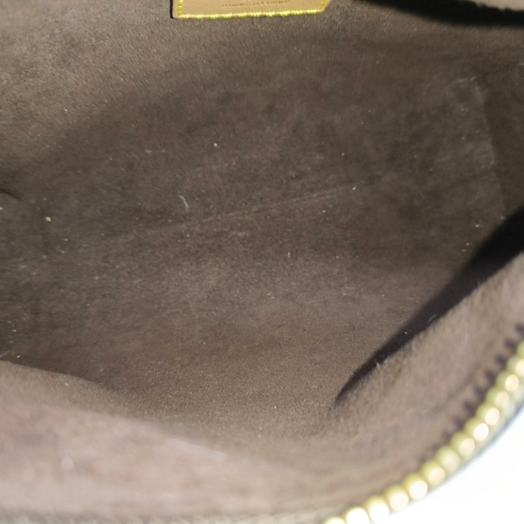 SIDE TRUNK MM Monogram Coated Canvas Brown