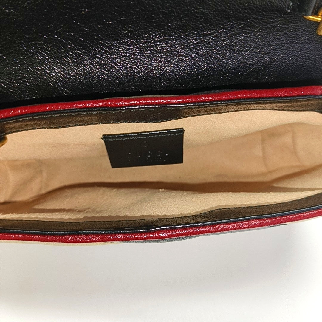GG Marmont Super Mini Quilted Calfskin Multicolor