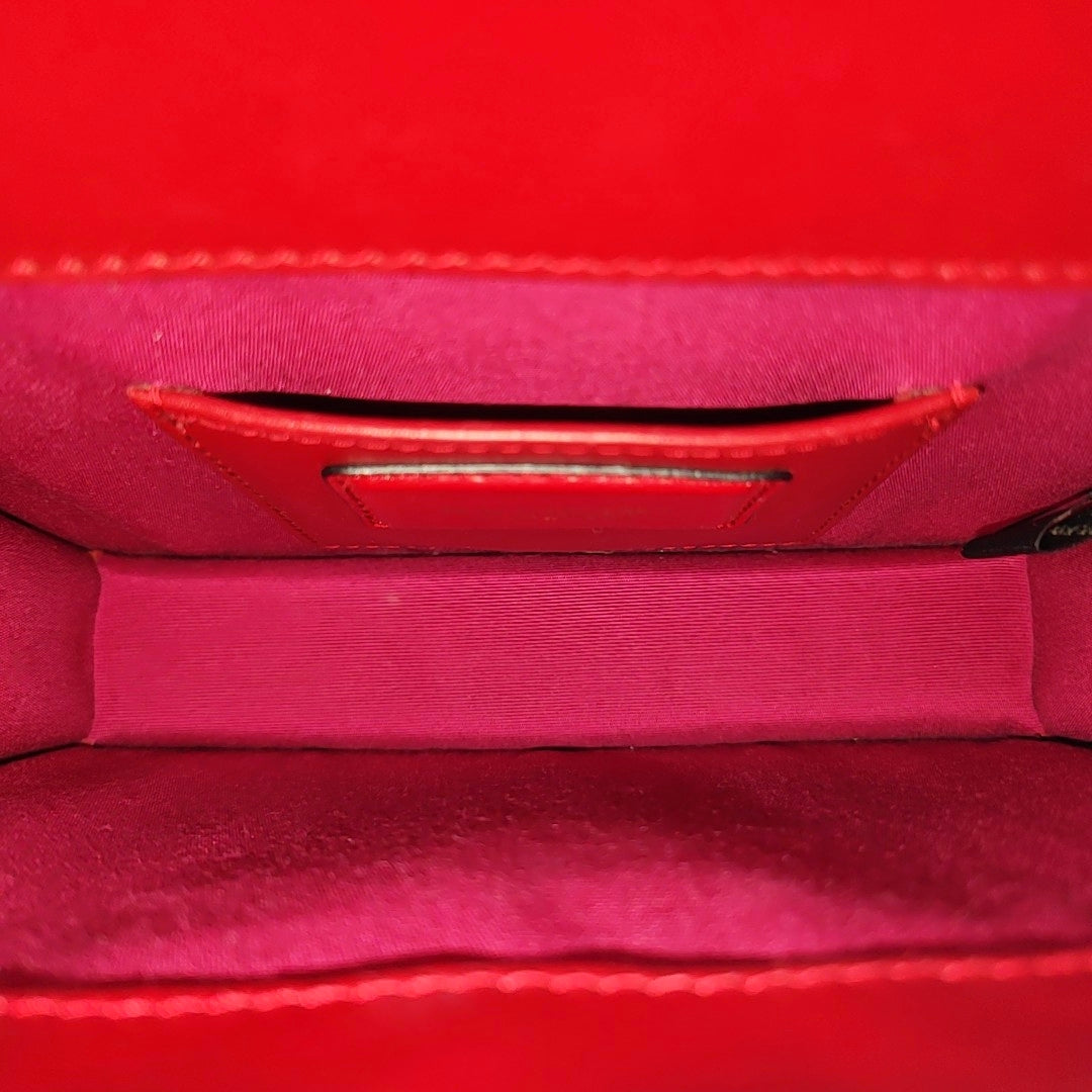 SERPENTI FOREVER Small Calfskin Red