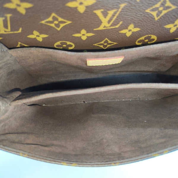 MÉTIS MM Monogram Coated Canvas Brown