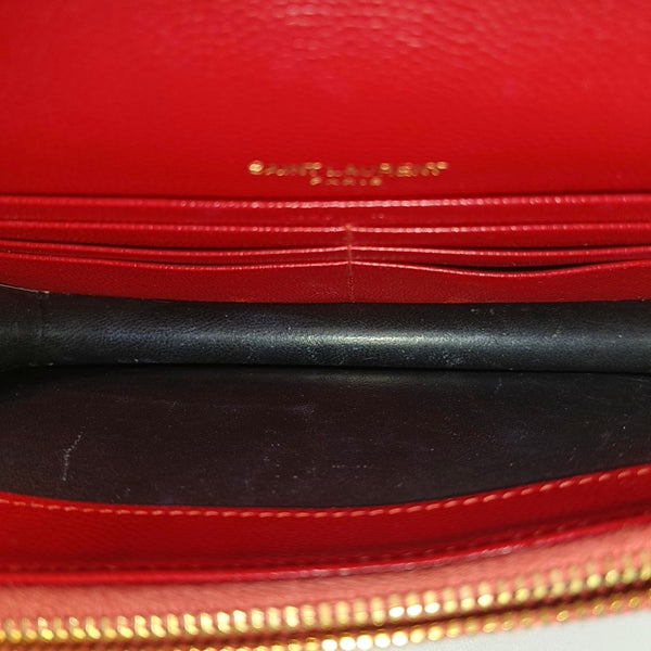 MONOGRAM WOC Quilted Calfskin Red