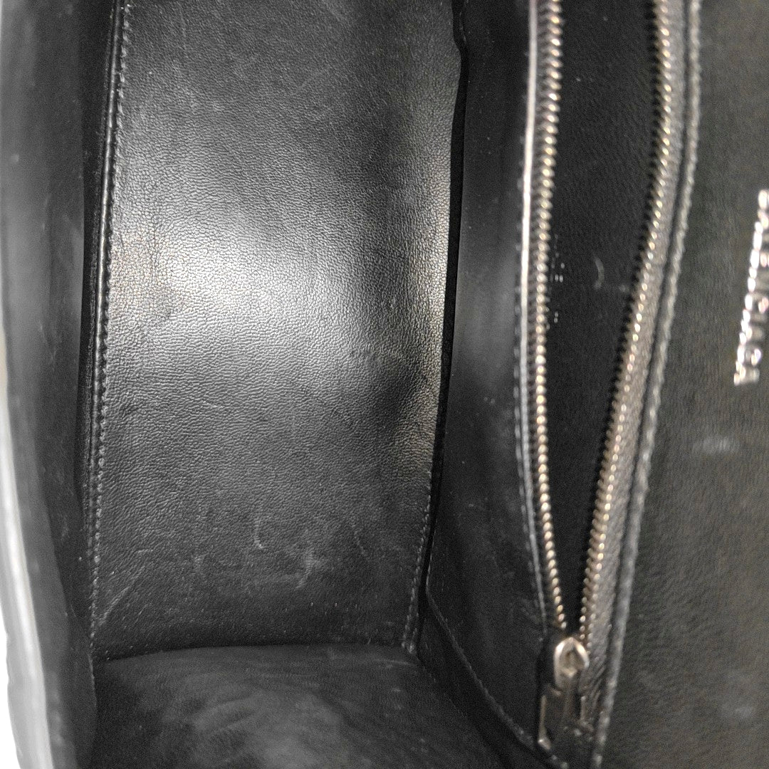 Hourglass S Calfskin Black