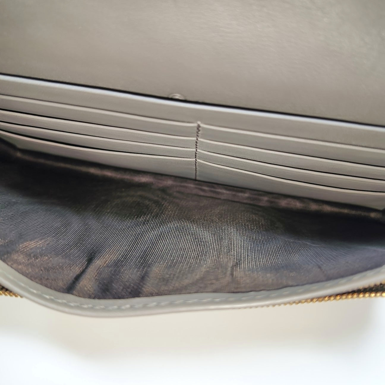 Microguccissima Monogram Calfskin Gray