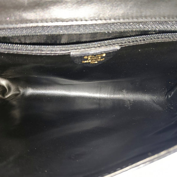 Calfskin Shoulder Bag Black