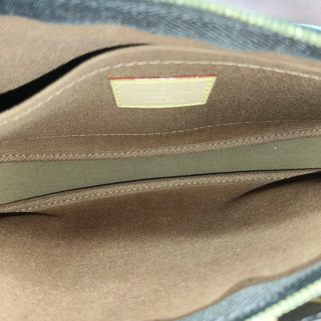 MULTI Monogram Coated Canvas Brown