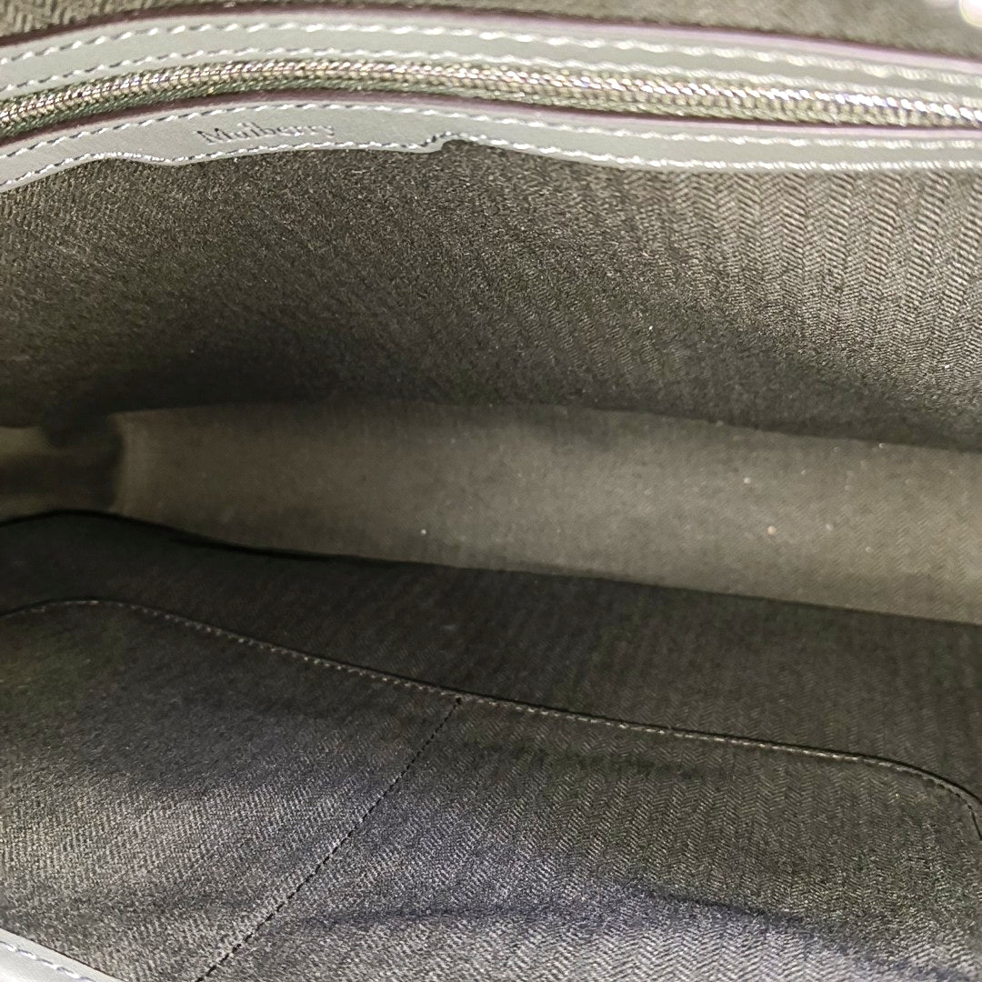 Calfskin Top Handle Bag Green