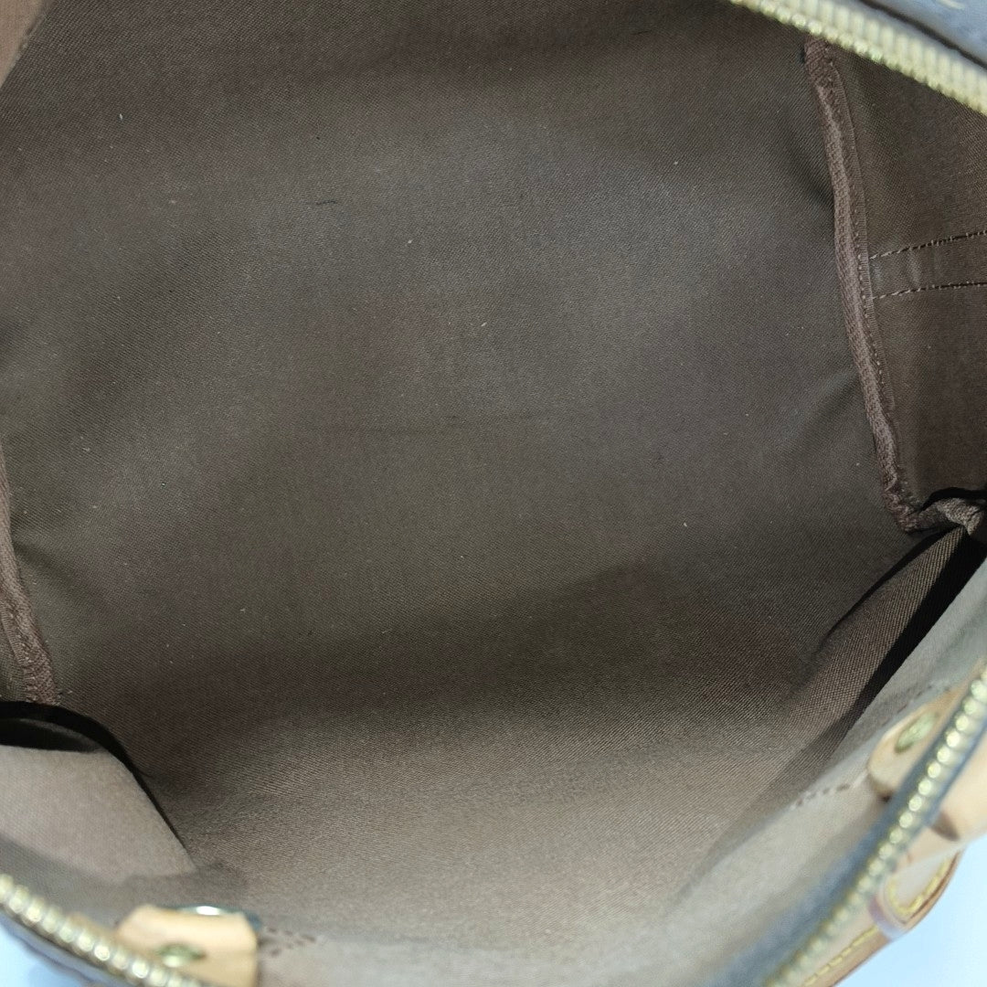 SPEEDY 30 Monogram Coated Canvas Brown