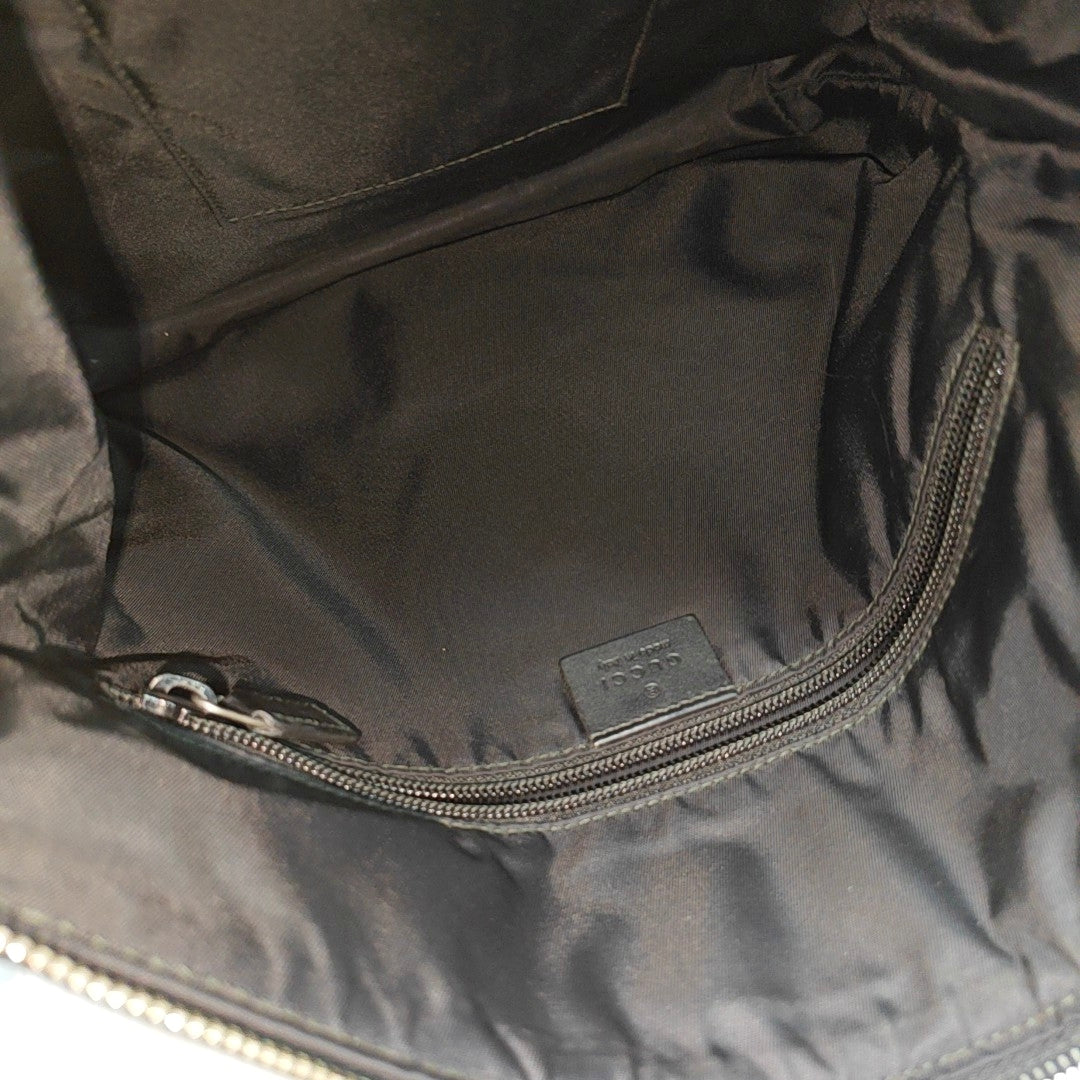 Fabric Shoulder Bag Black