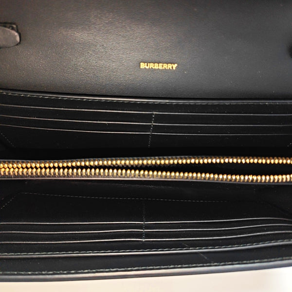 Coated Canvas Shoulder Bag Brown